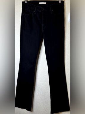 Levi’s 315 Shaping Bootcut Jeans Black High Rise Stretch Denim- Tall Friendly!